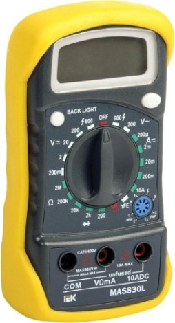 Мультиметр цифровой IEK Master MAS830L [TMD-3L-830]