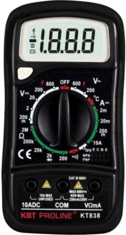 Мультиметр цифровой КВТ KT838 kt 838 "proline" [79128]
