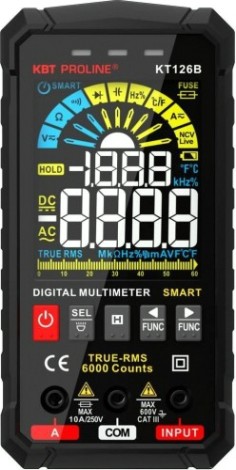 Мультиметр цифровой КВТ SMART KT 126В PROLINE [86329]