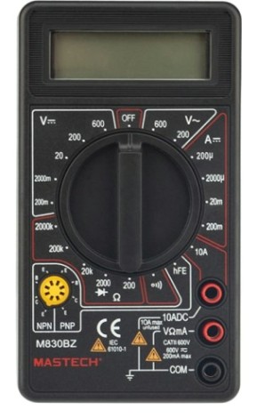 Мультиметр цифровой MASTECH M830BZ с прозвонкой [13-2002]