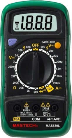 Мультиметр цифровой MASTECH MAS830L [13-2007]