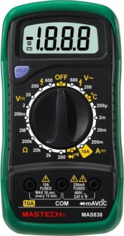 Мультиметр цифровой MASTECH MAS838 [13-2008]