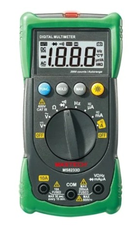 Мультиметр цифровой MASTECH MS8233D [13-2070]