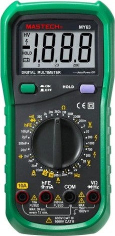 Мультиметр цифровой MASTECH MY 63 [13-2051]