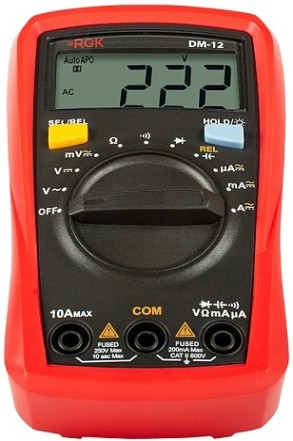 Мультиметр цифровой RGK DM-12 с поверкой [779630]