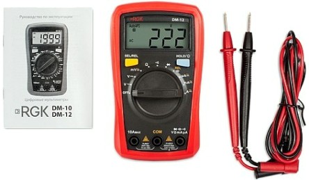 Мультиметр цифровой RGK DM-12 с поверкой [779630]