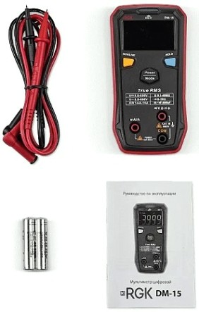 Мультиметр цифровой RGK DM-15 [755153]