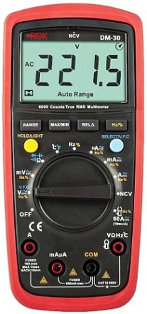 Мультиметр цифровой RGK DM-30 с поверкой [779654]