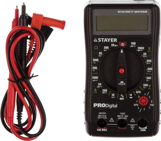 Мультиметр цифровой STAYER PRODigital "professional" [45310]