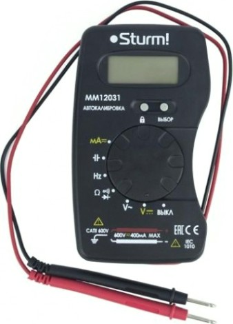 Мультиметр цифровой Sturm MM12031 Мультиметр цифровой Sturm MM12031