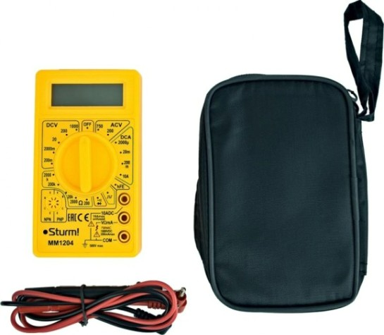 Мультиметр цифровой Sturm MM1204