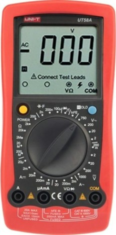 Мультиметр цифровой UNI-T UT 58A универсальный [13-1020]