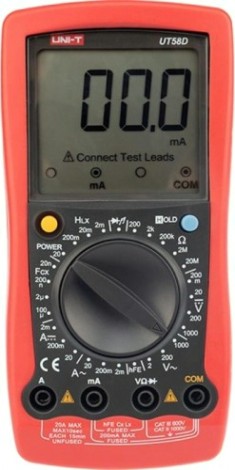 Мультиметр цифровой UNI-T UT 58D универсальный [13-1024]