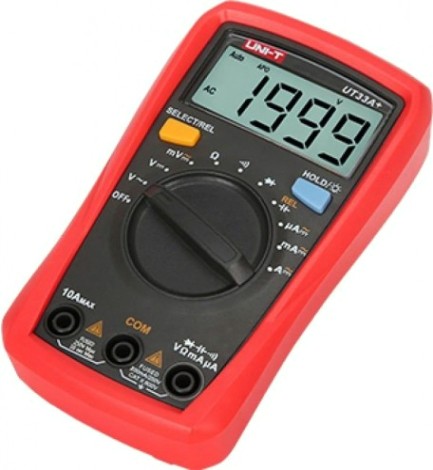 Мультиметр цифровой UNI-T UT33A портативный с автовыбором диапазона [13-0055]
