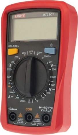 Мультиметр цифровой UNI-T UT33C+ портативный [13-0057]