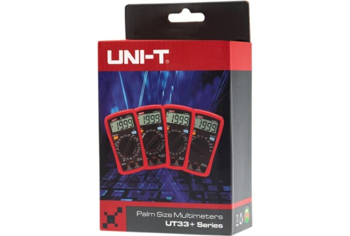 Мультиметр цифровой UNI-T UT33C+ портативный [13-0057]