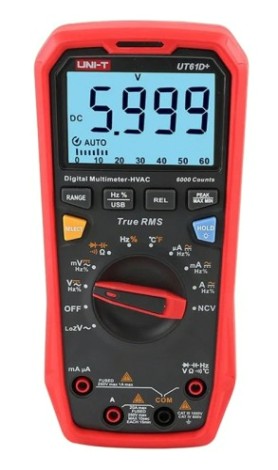 Мультиметр цифровой UNI-T UT61D+ профессиональный [13-0093]