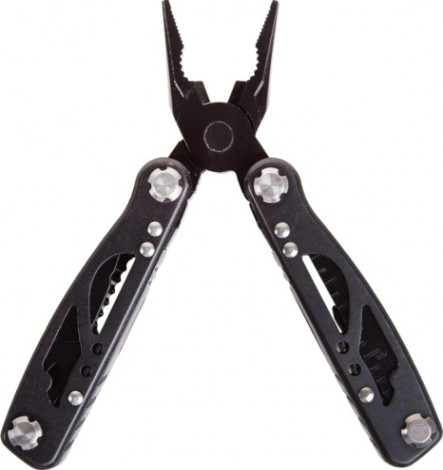 Мультитул REXANT 12-4901-2 12 функций 120 мм черный