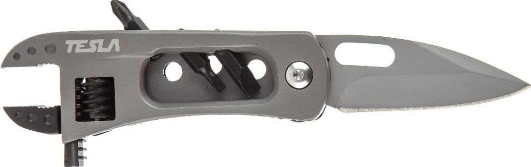 Мультитул TESLA MT-07 с разводным ключом и битами