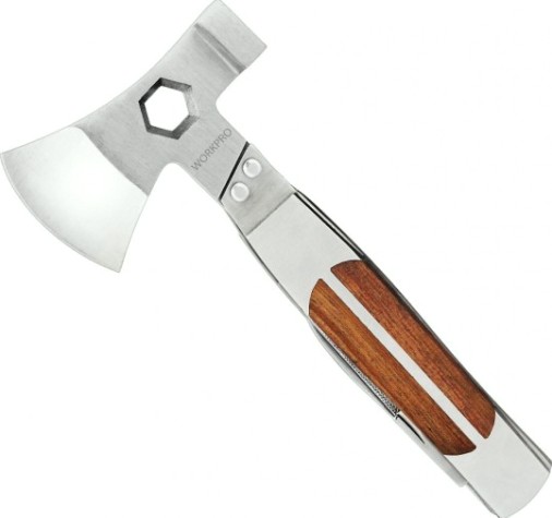 Мультитул WORKPRO WP383001 12-в-1 люкс мощный с топором Мультитул WORKPRO WP383001 12-в-1 люкс мощный с топором