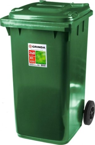 Мусорный контейнер GRINDA 240 литров с колесами [3840-24]