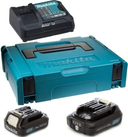 Набор АКБ и ЗУ MAKITA 10.8В 2,0 Ач Li-ion (2шт.) BL1020B/DC10SA (1шт.) 197660-8 [197660-8]