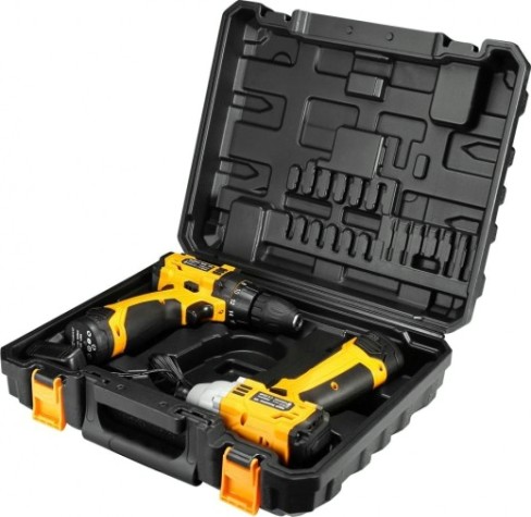 Набор аккумуляторного инструмента DEKO Гайковерт DKIS12 и Дрель DKCD12 (063-4107) [063-4107]