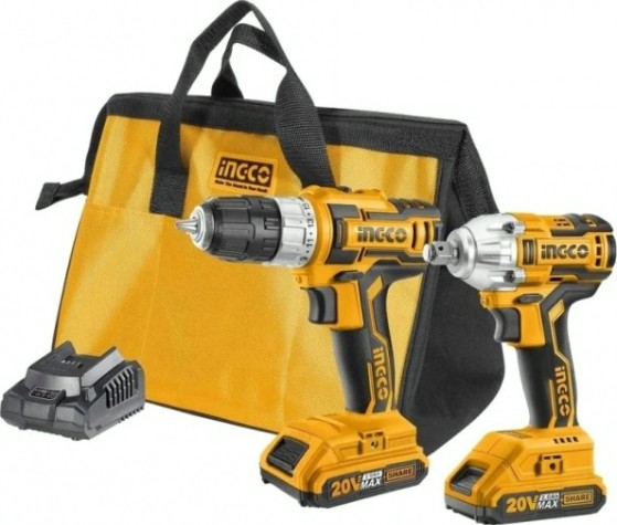 Набор аккумуляторного инструмента INGCO CKLI2007 Li-Ion 2шт