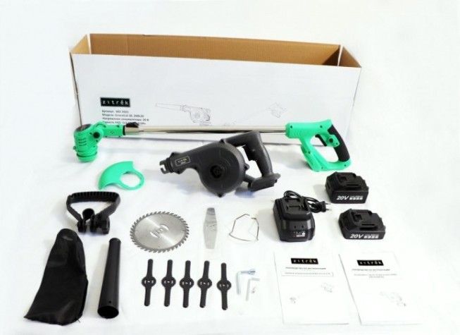Набор аккумуляторного инструмента ZITREK GreenCut 20, ZKBL20 set 2 in 1 2 в 1, 1х2.0ач, 1х4.0ач [082-2021]