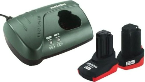 Набор аккумуляторов и зарядное устройство METABO 10,8V Basic-Set 1х2,0 Ач, 1х5,2 Ач [685067000]
