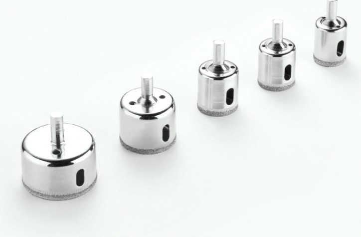 Набор алмазных коронк DEKO DHS01 по стеклу и керамике 15 предметов [065-0541]