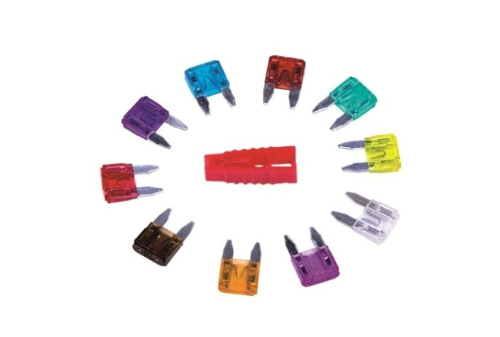 Набор автомобильных предохранителей REXANT 80-7021 Мини, в блистере