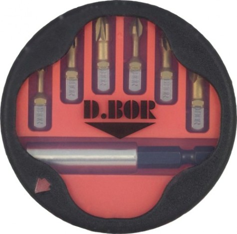 Набор бит D.BOR TIN-HALF 7 предметов (D-SET-07E-1-TIN) [D14-DSET07E1TIN]