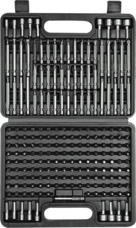 Набор бит DEKO BS208 профессиональных торцевых головок и бит pro (208 п [065-0526]