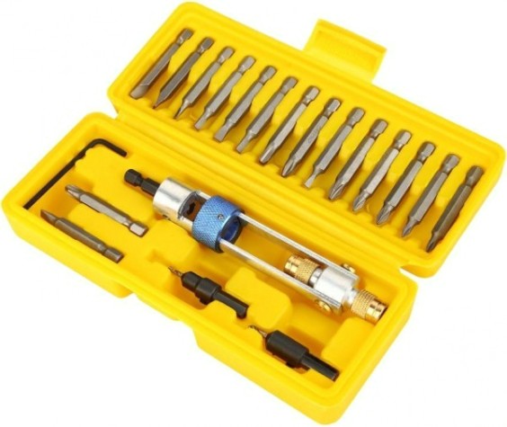 Набор бит DEKO DS20 сверл и насадка-твистер на шуруповерт [065-0547]