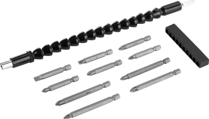 Набор бит DEKO с гибким удлинителем для работы в труднодоступных местах bs11 (11 предметов) [065-0519]