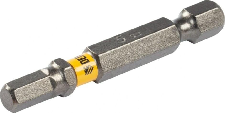 Набор бит Denzel HEX 5х50 сталь s2, шестигранный профиль, 10 шт. [11663]