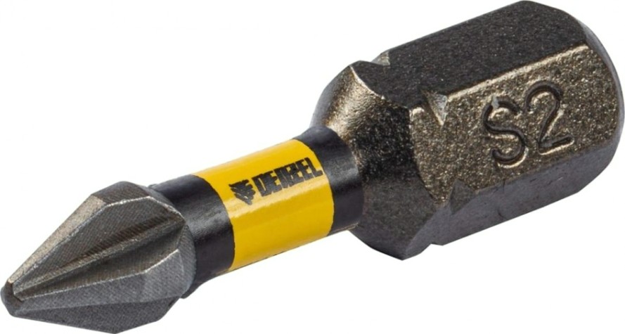 Набор бит Denzel PH1x25 мм торсионных 10 шт. [11684]