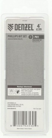 Набор бит Denzel PH1x4" 5 шт. [7711327]