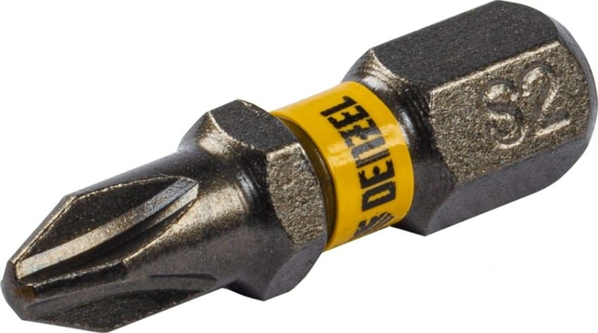 Набор бит Denzel PH2х25 сталь s2, шестигранный профиль, 10 шт. [11652]