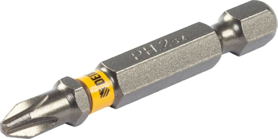 Набор бит Denzel PH2х50 сталь s2, шестигранный профиль, 10 шт. [11649]