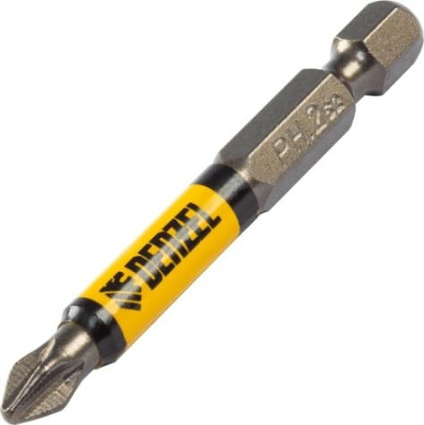 Набор бит Denzel PH2х60 сталь s2, круглый профиль, 10 шт. [11642]