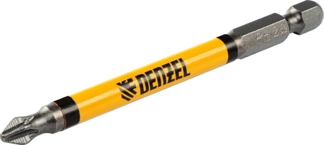 Набор бит Denzel PH2х90 сталь s2, круглый профиль, 10 шт. [11644]