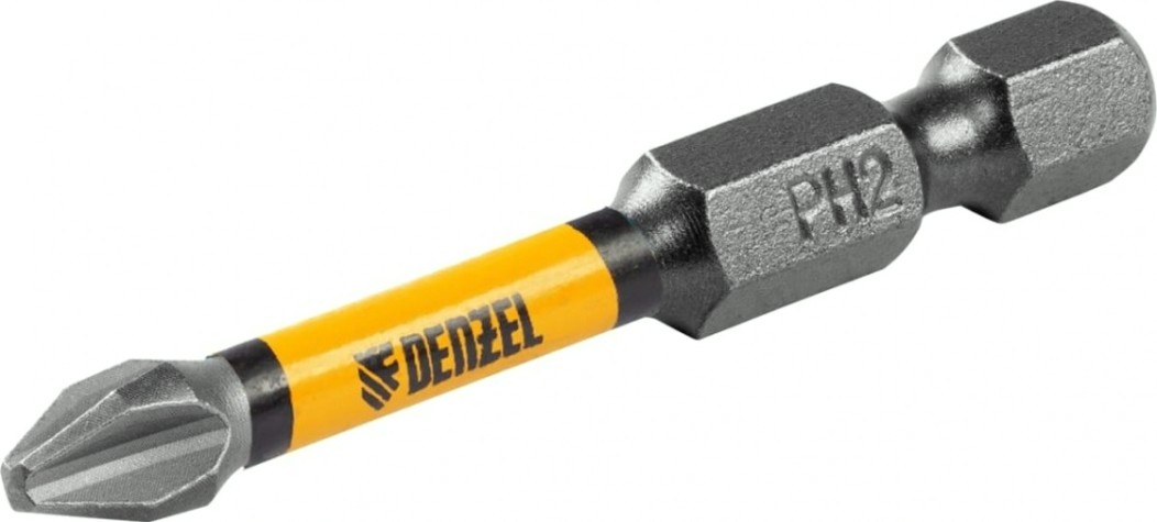 Набор бит Denzel PH2x50 мм торсионных 10 шт. [11689]