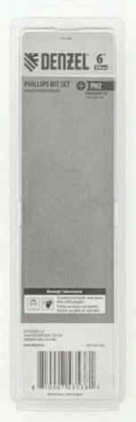 Набор бит Denzel PH2x6" 5 шт. [7711333]