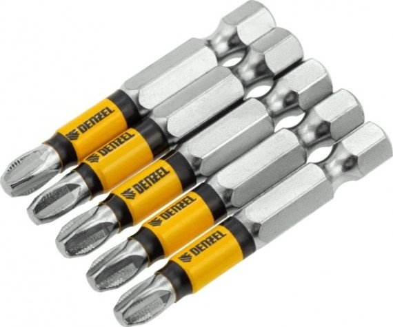 Набор бит Denzel PH3x2" 5 шт. [7711317]