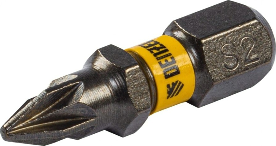 Набор бит Denzel PZ1х25 сталь s2, шестигранный профиль, 10 шт. [11653]