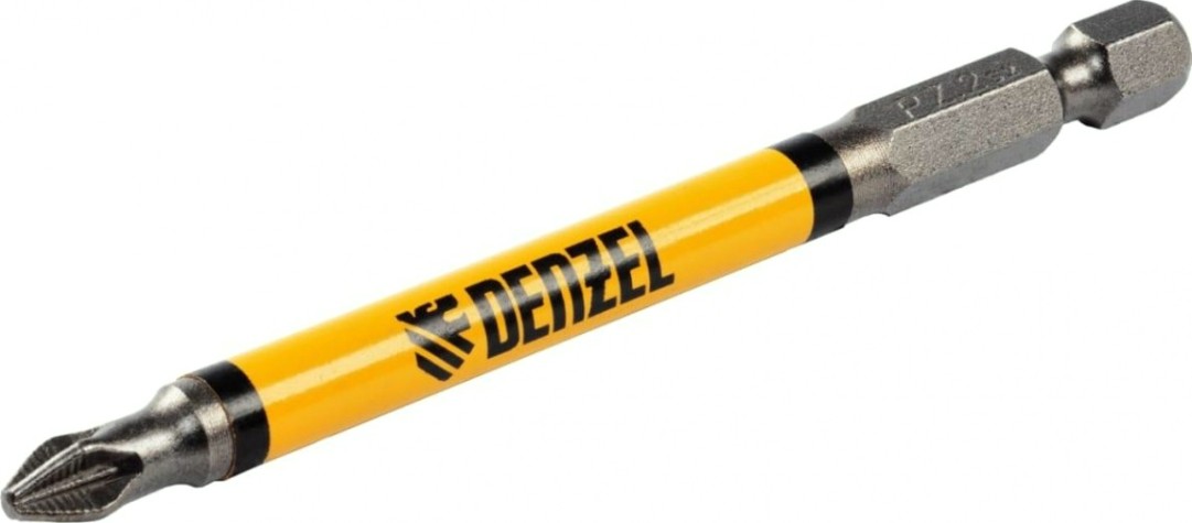 Набор бит Denzel PZ2х90 сталь s2, круглый профиль, 10шт. [11645]