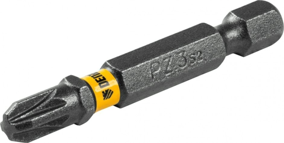 Набор бит Denzel PZ3х50 сталь s2, шестигранный профиль, 10 шт. [11657]