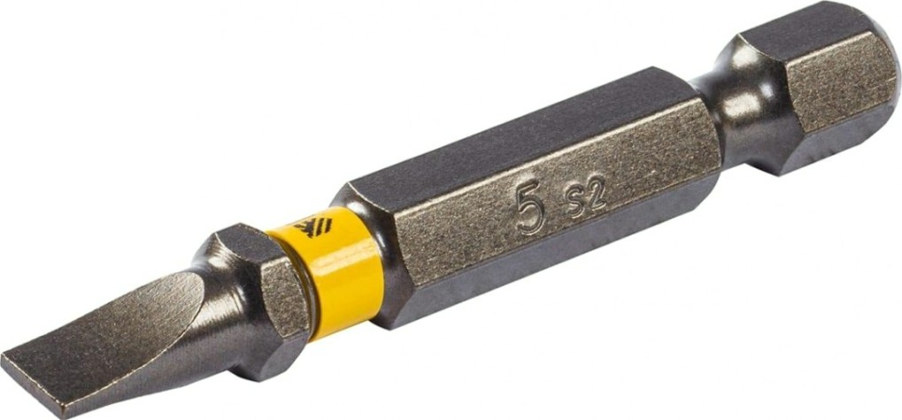 Набор бит Denzel SL5,0х50 сталь s2, шестигранный профиль, 2 шт. [11658]